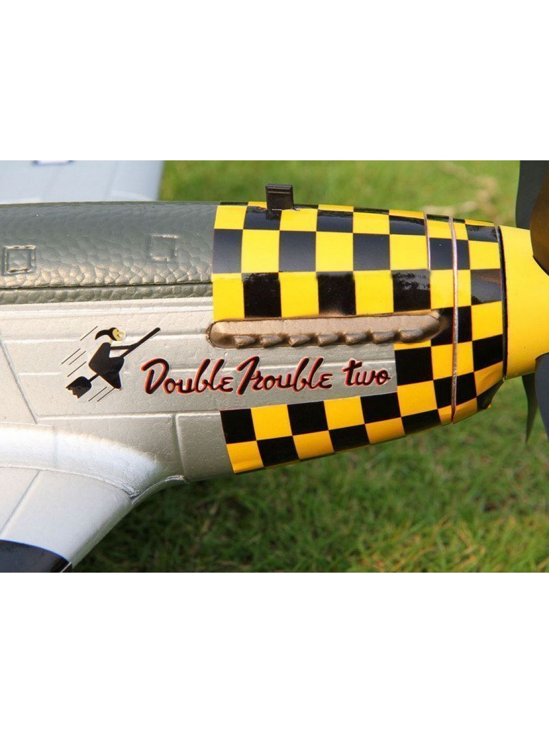 Р/У самолет Top RC P-51D (желтая раскраска) 750мм PNP