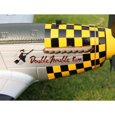 Р/У самолет Top RC P-51D (желтая раскраска) 750мм PNP