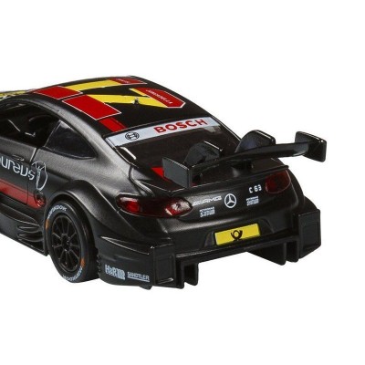 Машина "АВТОПАНОРАМА" Mercedes-AMG C 63 DTM, черный, 1/42, инерция, откр двери, в/к 17,5*12,5*6,5