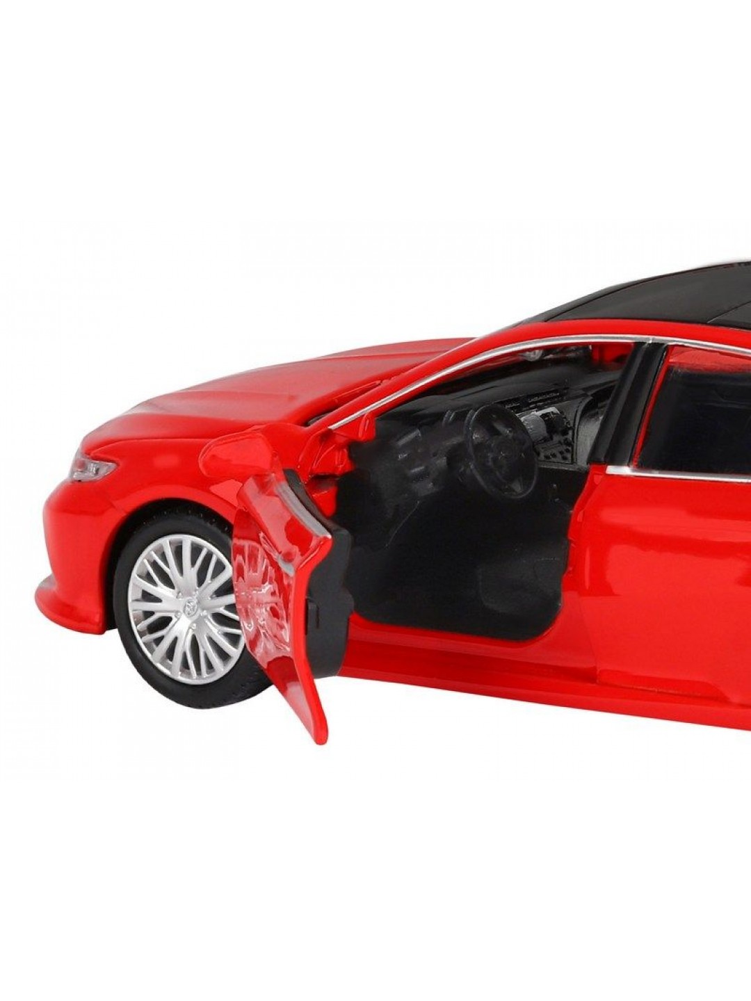 Машина "АВТОПАНОРАМА" Toyota Camry, красный, 1/32, свет, звук, инерция, в/к 17,5*13,5*9 см
