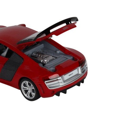 Машина "АВТОПАНОРАМА" Audi R8 GT, красный, 1/32, свет, звук, инерция, в/к 17,5*13,5*9 см
