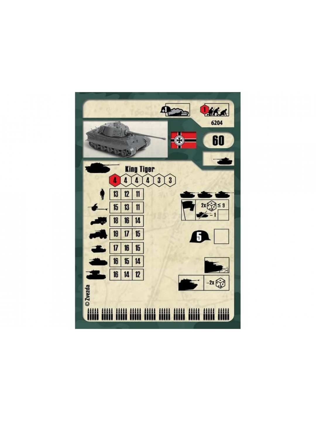 Сборная модель ZVEZDA Тяжелый Немецкий танк "Королевский Тигр" Порше, 1/100