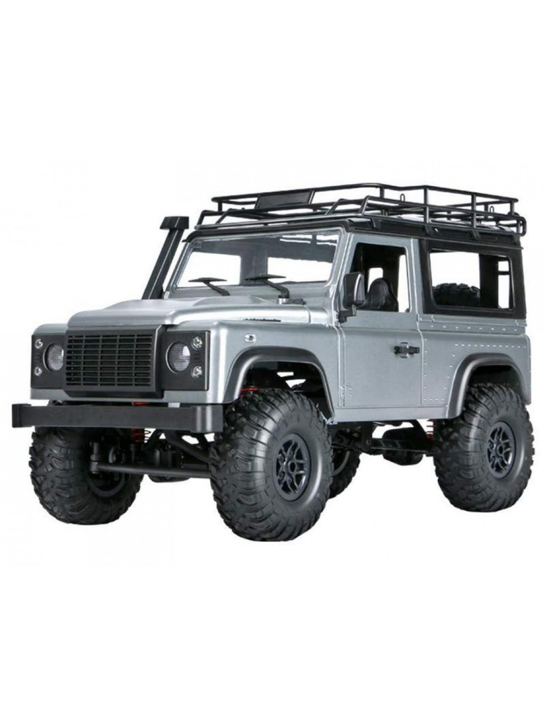 Радиоуправляемая машина MN MODEL англ. внедорожник Defender  D90 (серебристый) 4WD 2.4G 1/12 RTR