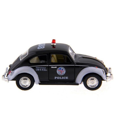 Машина Kinsmart  Volkswagen Classical Beetle (Police) инерция (1/12шт.) 1:32 б/к