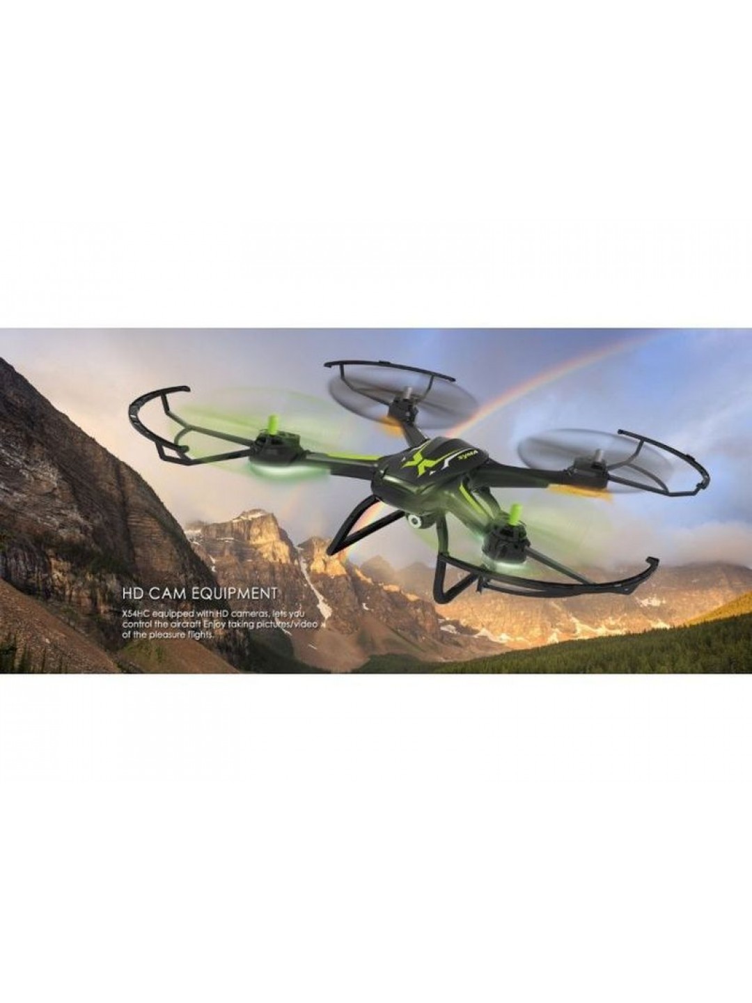 Р/У квадрокоптер Syma X54HC HD видео 4Gb, барометр 2.4G RTF