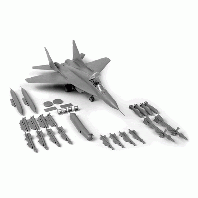 Сборная модель ZVEZDA Российский истребитель МиГ-29 (9-13), 1/72