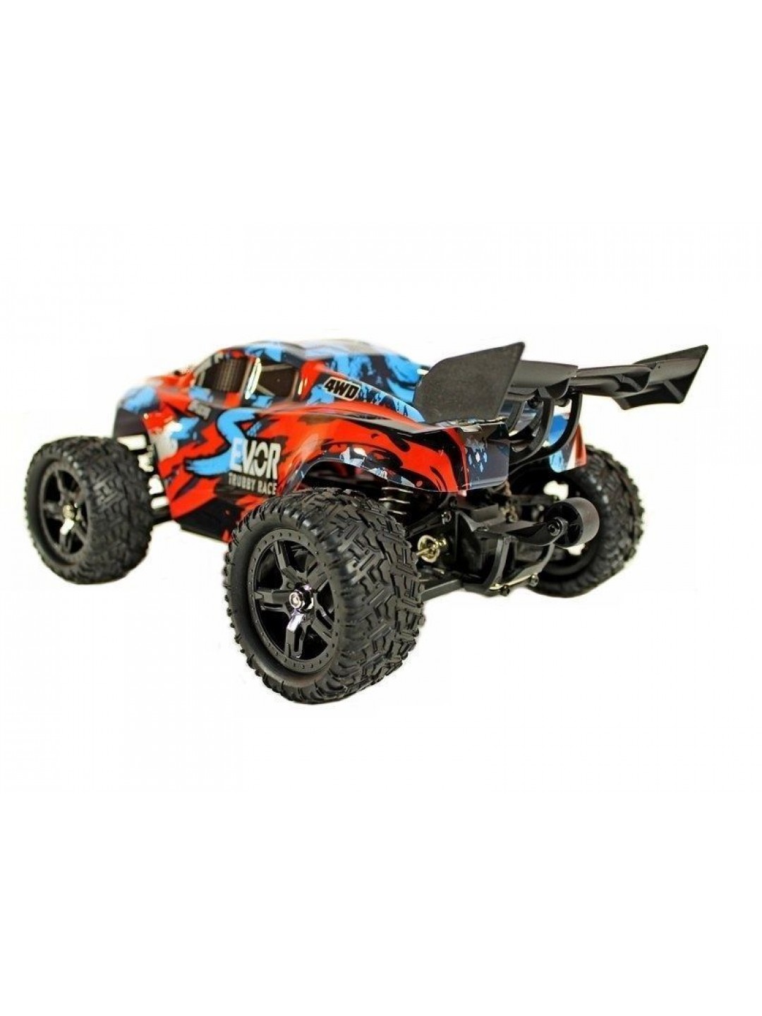 Радиоуправляемая трагги Remo Hobby S EVO-R Brushless (красная) 4WD 2.4G 1/16 RTR