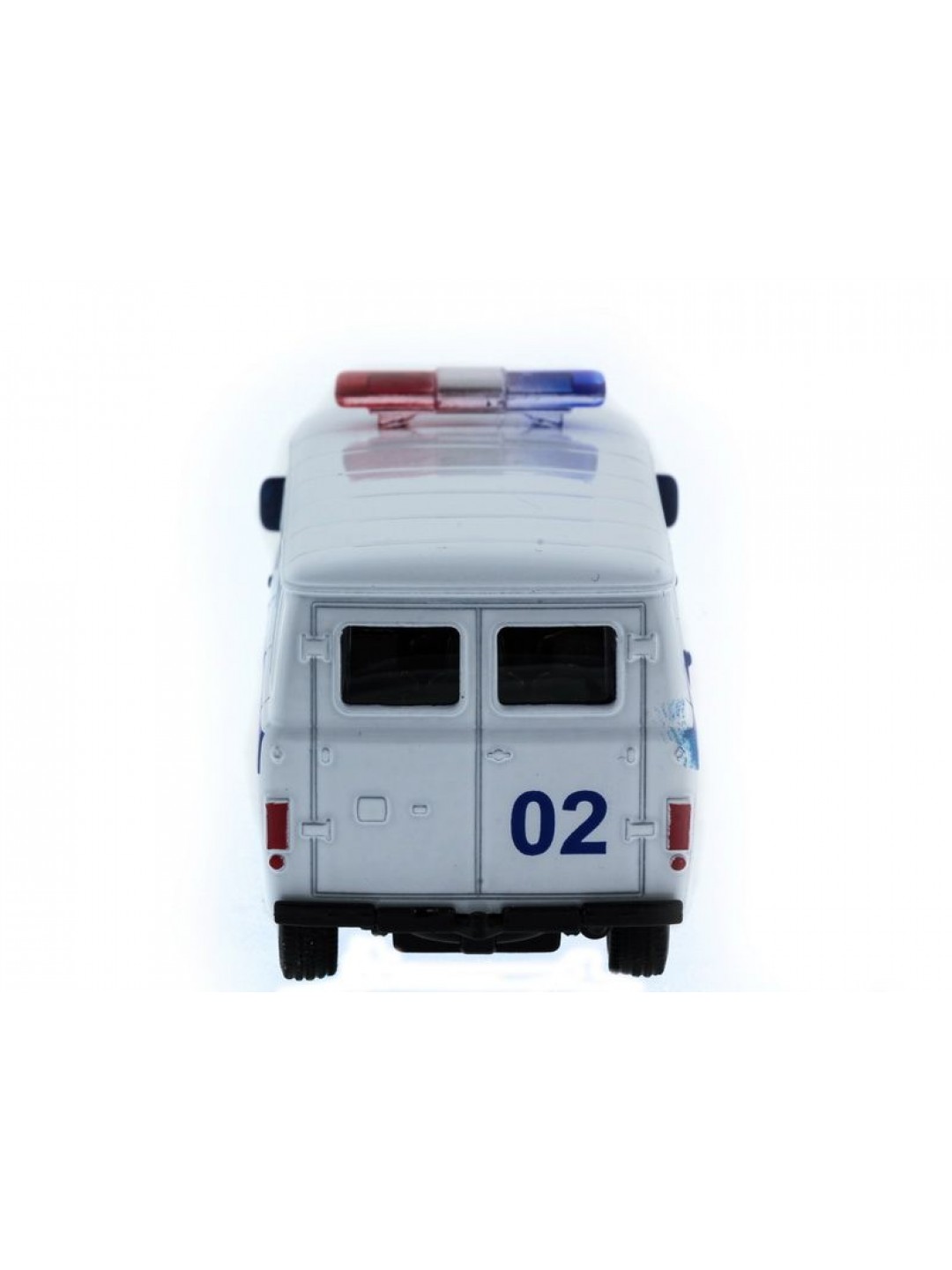 Машина "АВТОПАНОРАМА" инерц. УАЗ (ДПС) 1/50, в/к 12*7*5,5 см