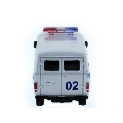 Машина "АВТОПАНОРАМА" инерц. УАЗ (ДПС) 1/50, в/к 12*7*5,5 см