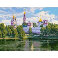 Картина по номерам с цветной схемой 40х50 БАСОВ С. НОВОДЕВИЧИЙ МОНАСТЫРЬ (36 цветов) Картина по номерам с цветной схемой 40х50 БАСОВ С. НОВОДЕВИЧИЙ МОНАСТЫРЬ (36 цветов)
