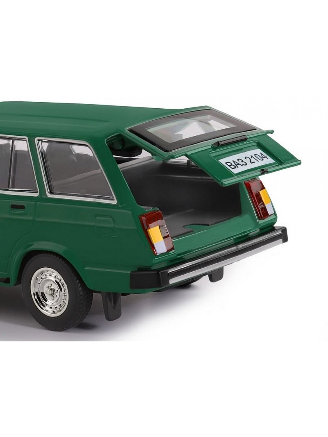 Машина "АВТОПАНОРАМА" ВАЗ 2104, зеленый, 1/24, инерция, в/к 24,5*12,5*10,5 см