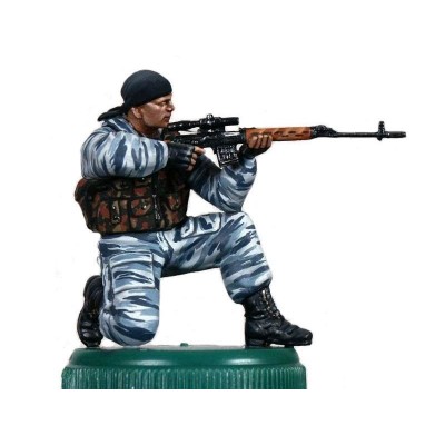 Сборная модель ZVEZDA Российский спецназ (набор № 1), 1/35