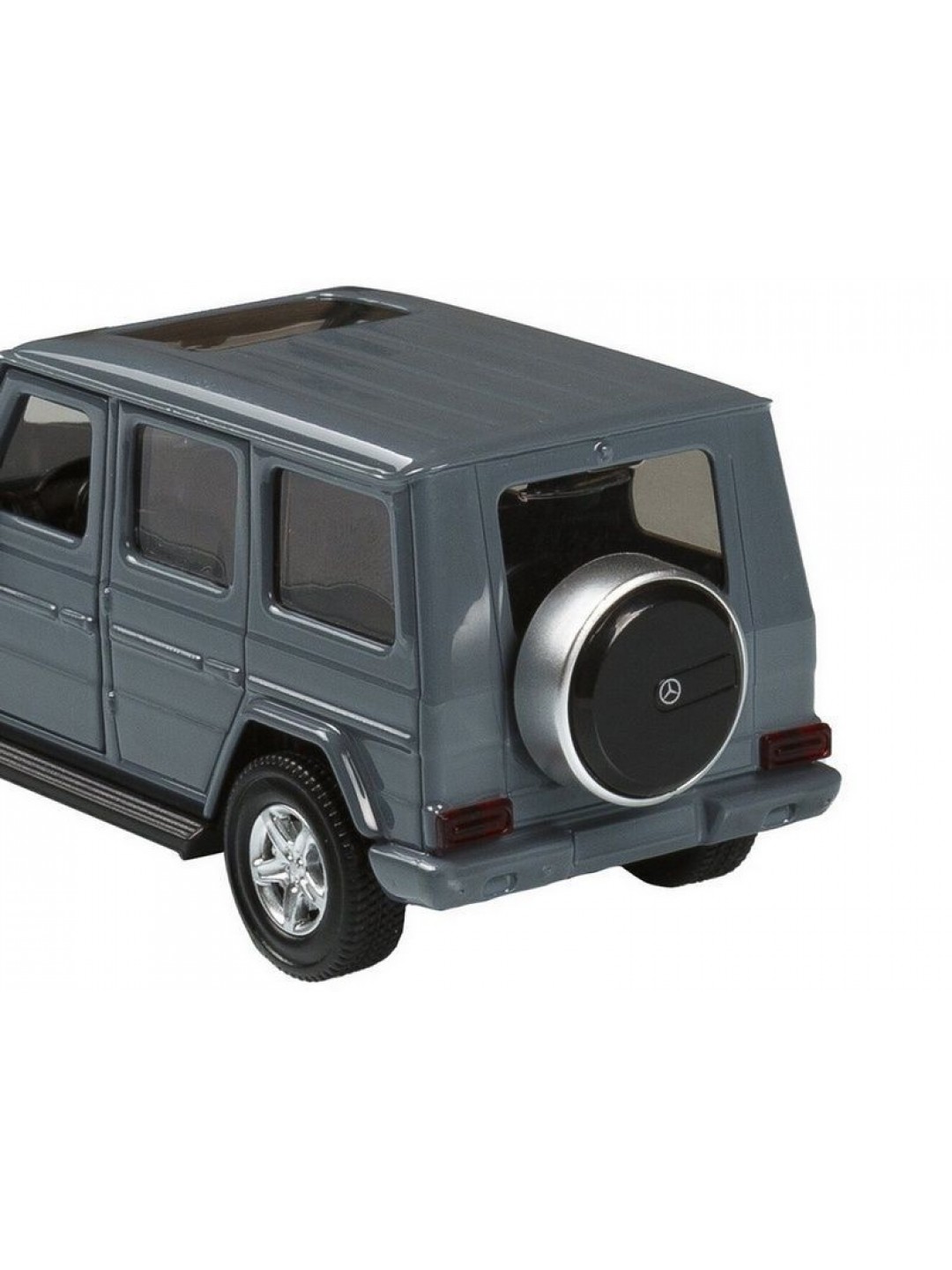 Машина "АВТОПАНОРАМА" Mercedes-Benz G350d, серый, 1/42, инерция, откр. двери, в/к 17,5*12,5*6,5 см