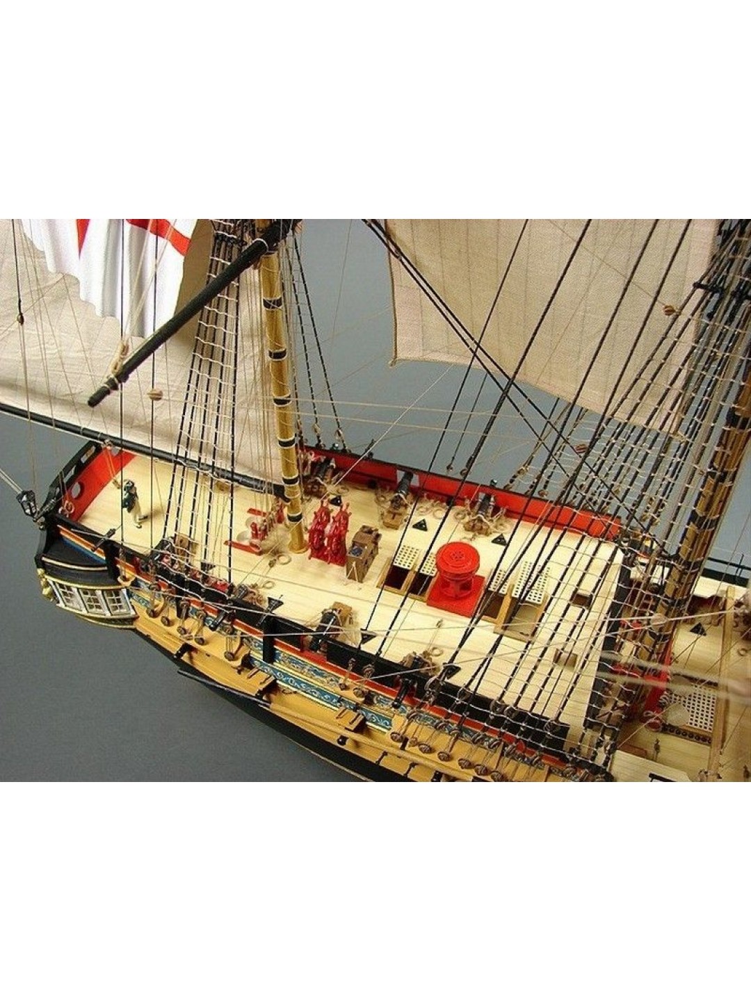 Сборная картонная модель Shipyard фрегат HMS Enterprize (№69), 1/96