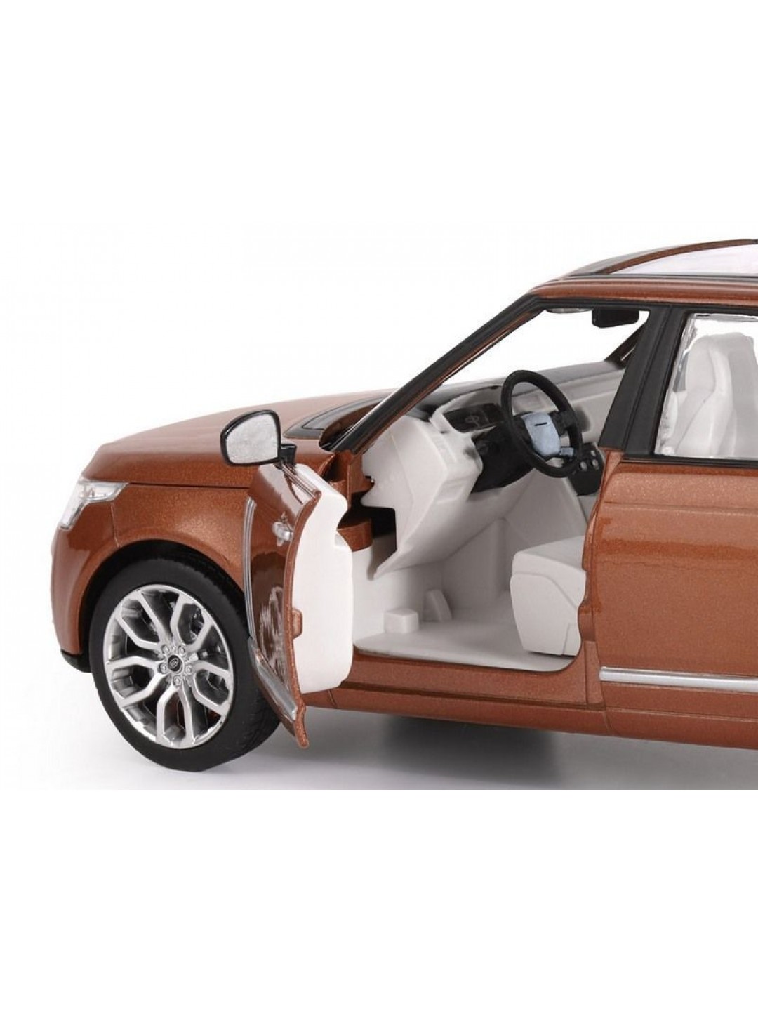 Машина "АВТОПАНОРАМА" Range Rover, оранжевый, 1/26, свет, звук, в/к 24,5*12,5*10,5 см