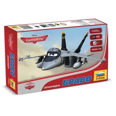 Сборная модель ZVEZDA "Самолёты" Браво, 1/100
