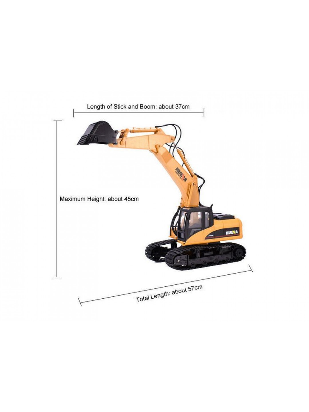 Радиоуправляемый экскаватор HUI NA TOYS 2.4G 15CH 1/14 RTR