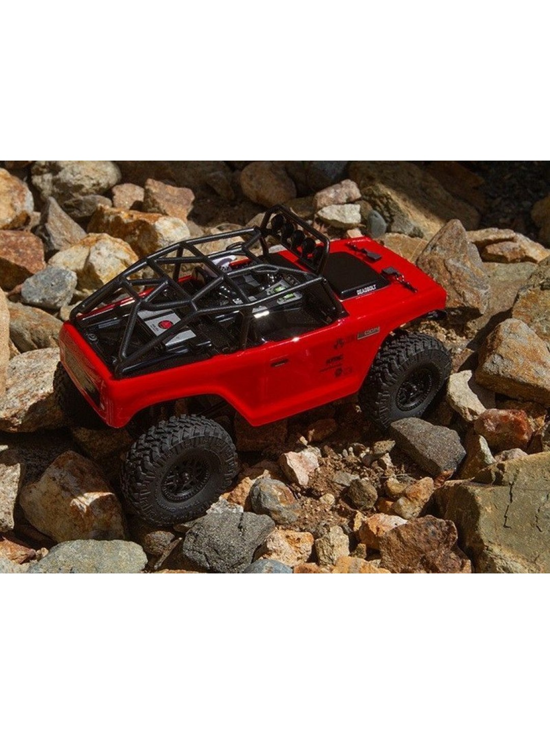 Модель для трофи 1:24 Axial SCX24 Deadbolt 4WD, электро, RTR (красный)