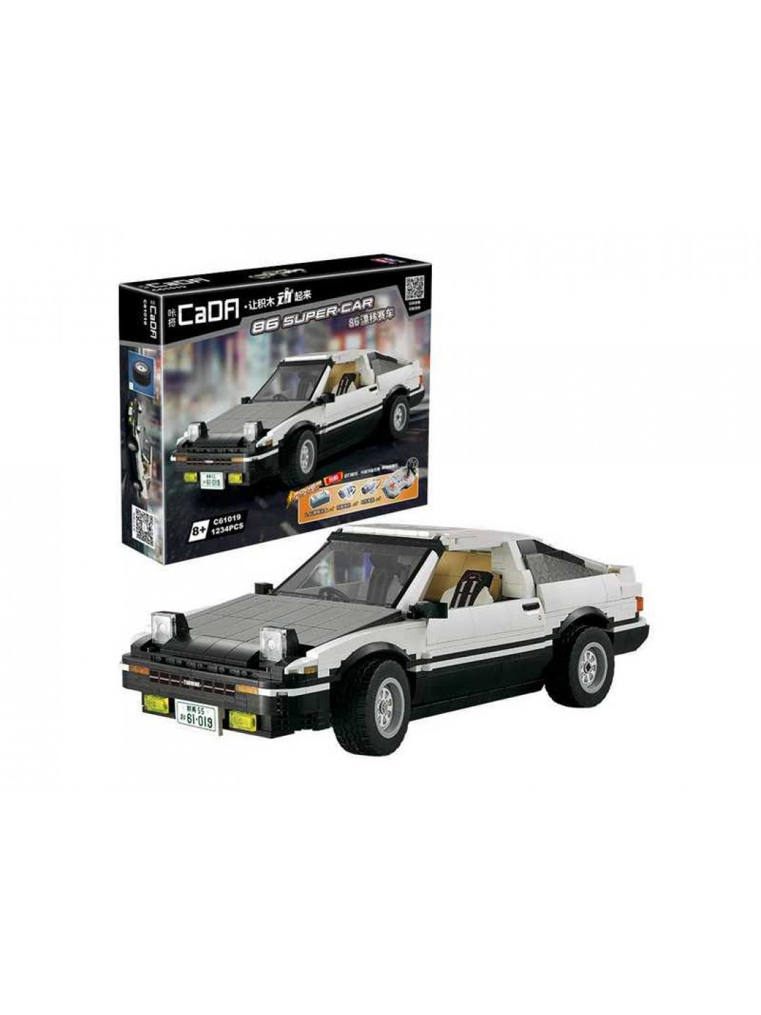 Конструктор CADA Toyota Corolla AE86 (1234 детали)