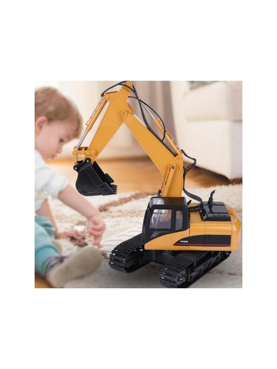 Радиоуправляемый экскаватор HUI NA TOYS 2.4G 15CH 1/16 RTR
