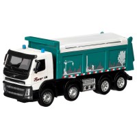 Машина "АВТОПАНОРАМА" Volvo самосвал, зеленый, 1/50, свет, звук, в/к 28*14*10 см Машина "АВТОПАНОРАМА" Volvo самосвал, зеленый, 1/50, свет, звук, в/к 28*14*10 см