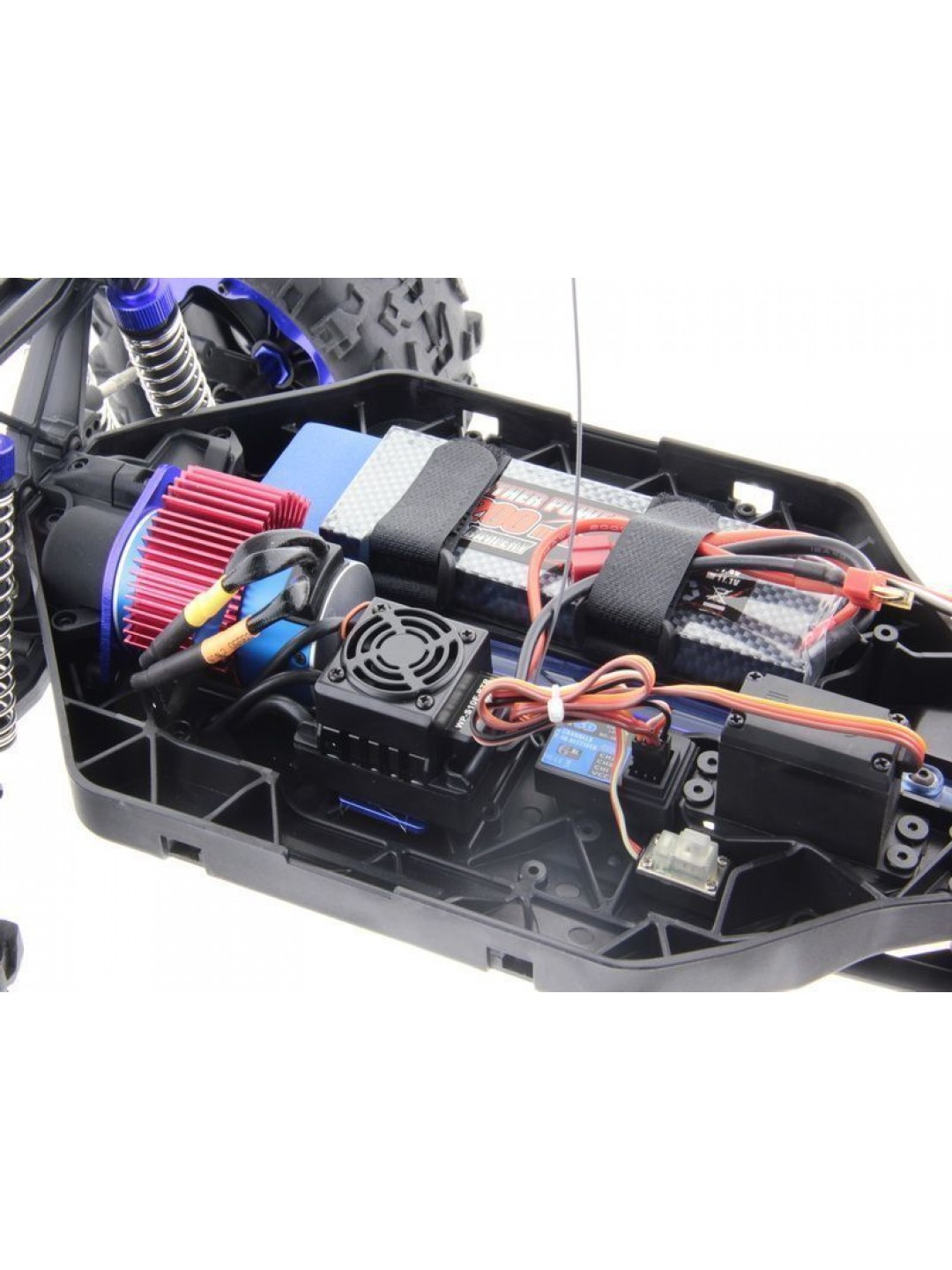 Радиоуправляемый монстр Remo Hobby Dinosaurs Master Brushless (синий) 4WD 2.4G 1/8 RTR
