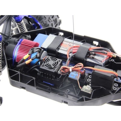 Радиоуправляемый монстр Remo Hobby Dinosaurs Master Brushless (синий) 4WD 2.4G 1/8 RTR