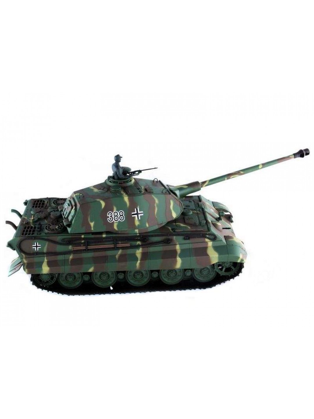 Радиоуправляемый танк Heng Long King Tiger (башня Porsche) Original V6.0  2.4G 1/16 RTR