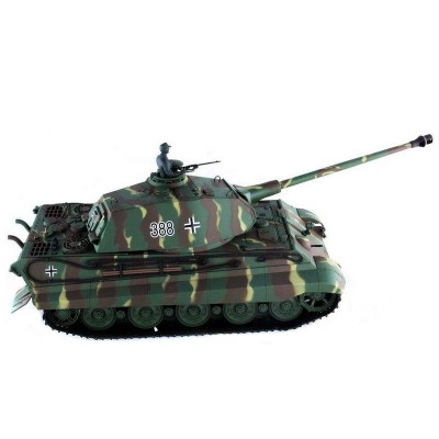 Радиоуправляемый танк Heng Long King Tiger (башня Porsche) Original V6.0  2.4G 1/16 RTR