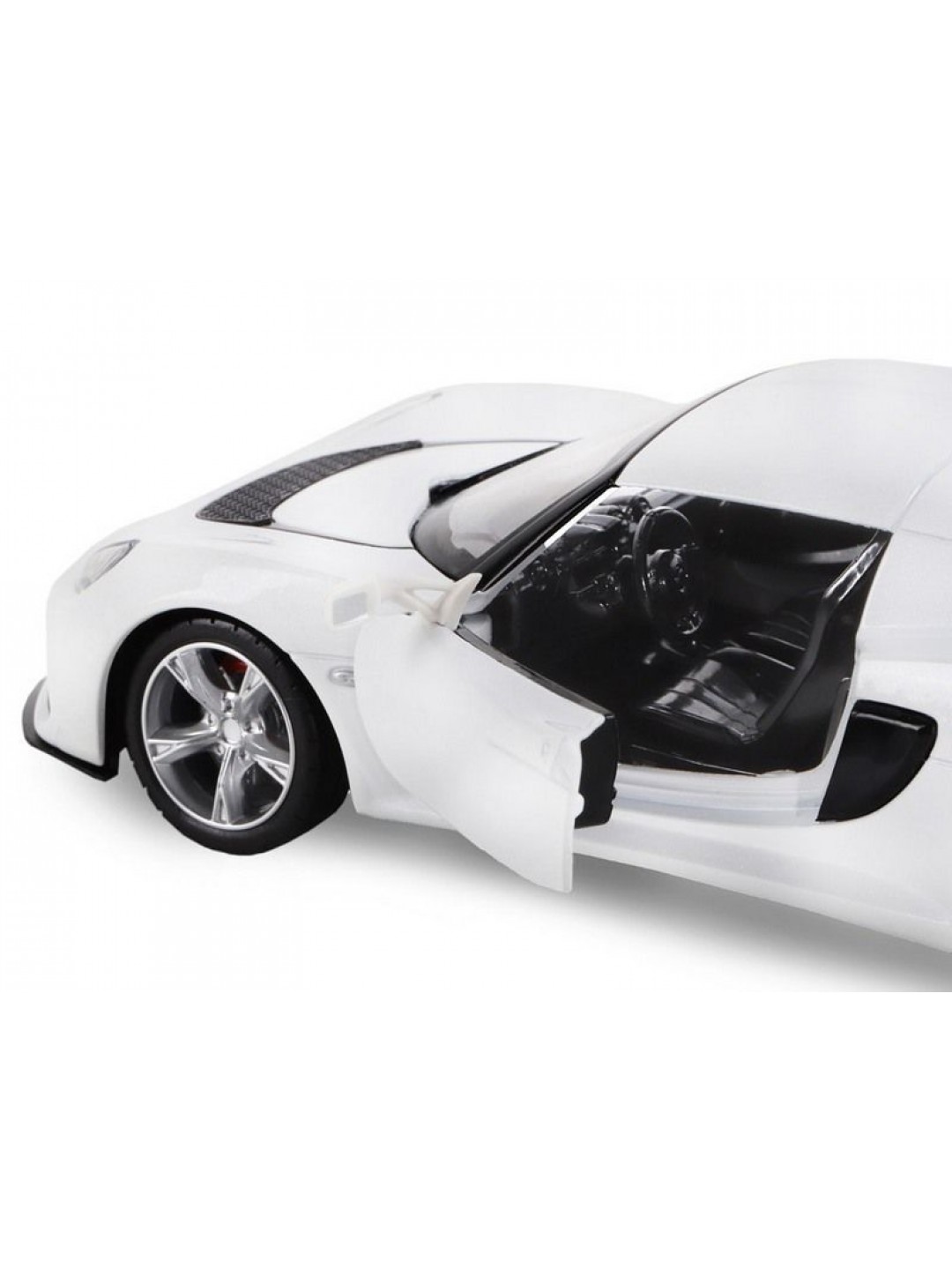 Машина "АВТОПАНОРАМА" Lotus Exige S, белый, 1/22, свет, звук, в/к 24,5*12,5*10,5 см