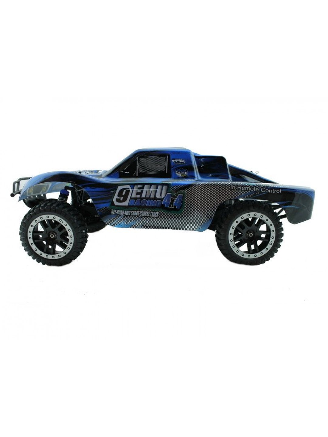 Радиоуправляемый шорт-корс Remo Hobby 9EMU Brushless (синий) 4WD 2.4G 1/8 RTR