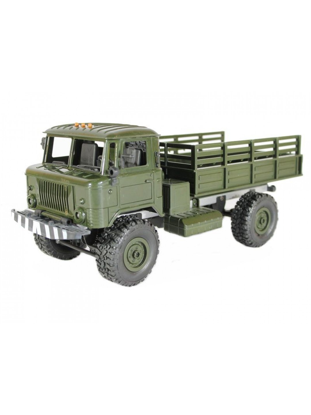 Радиоуправляемая машина MN MODEL ГАЗ-66 грузовая (зеленая) 4WD 2.4G 1/16 RTR