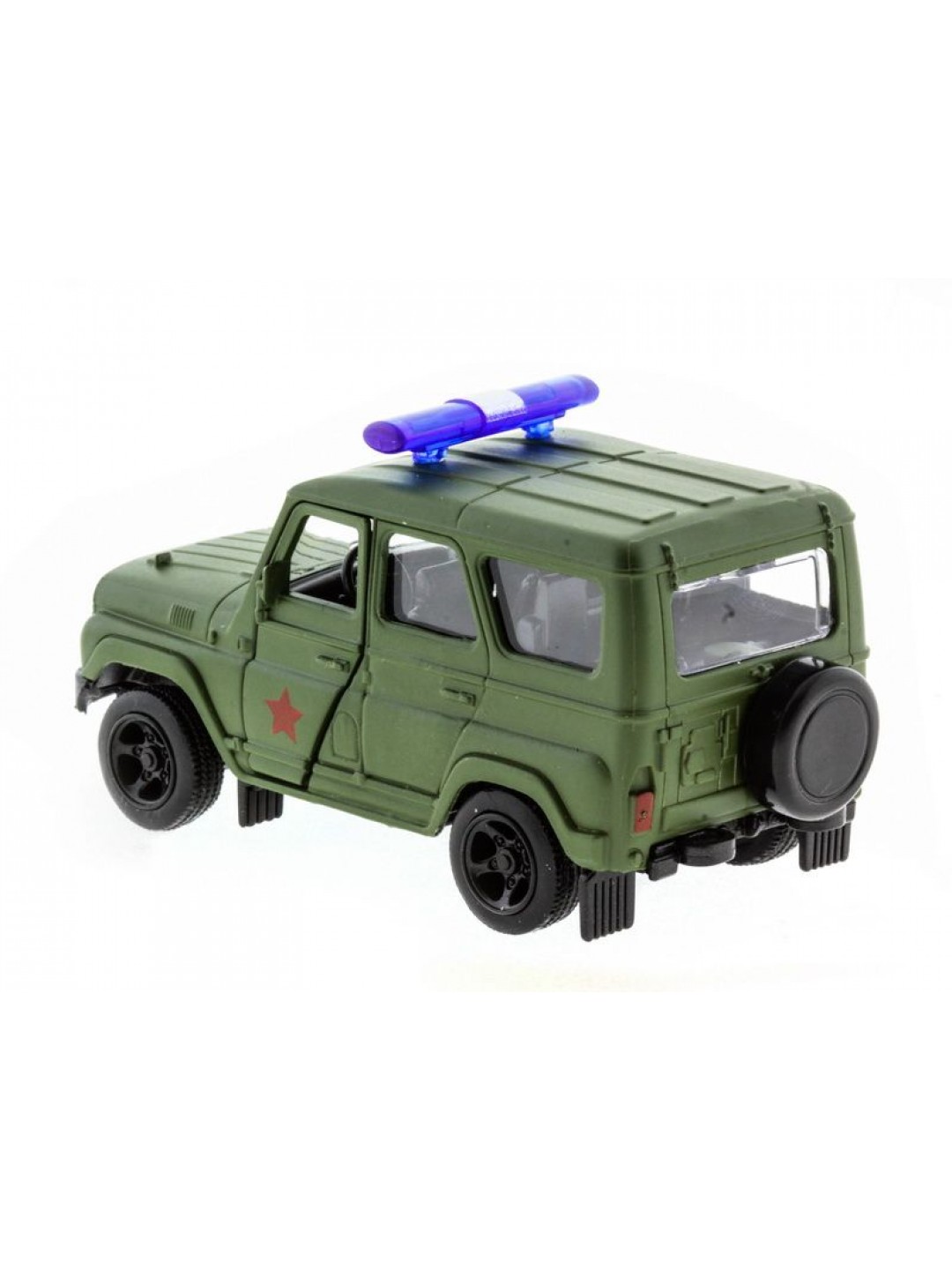Машина "АВТОПАНОРАМА" инерц. УАЗ (армия) 1/50, в/к 12*7*5,5 см
