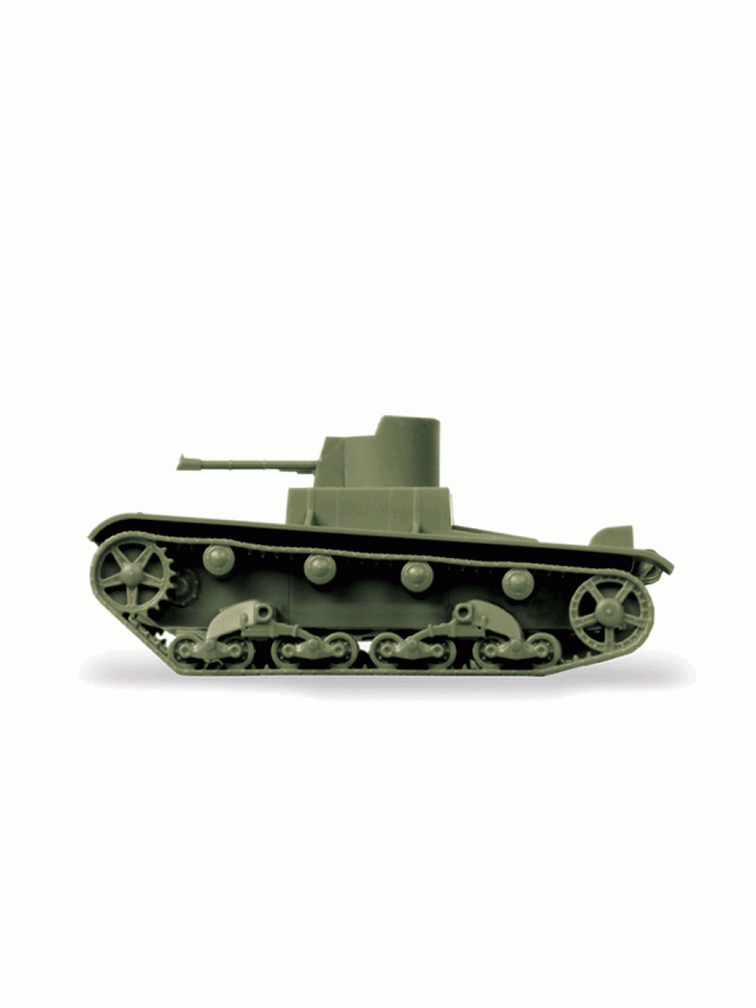 Сборная модель ZVEZDA Советский огнеметный танк Т-26, 1/100