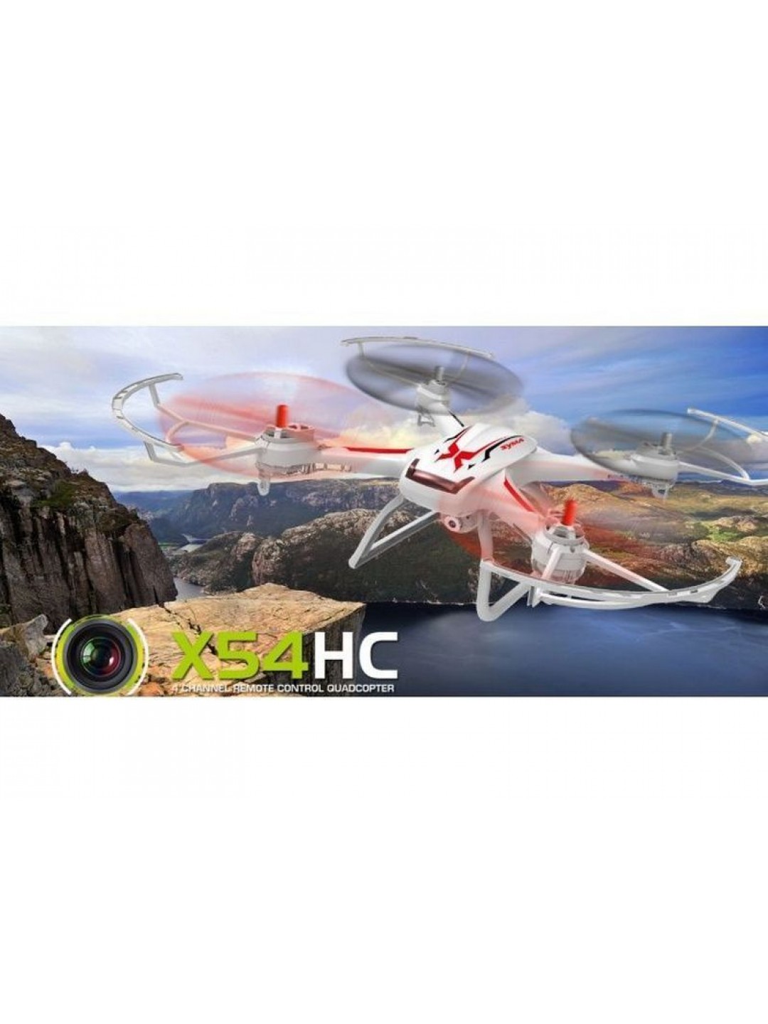 Р/У квадрокоптер Syma X54HC HD видео 4Gb, барометр 2.4G RTF