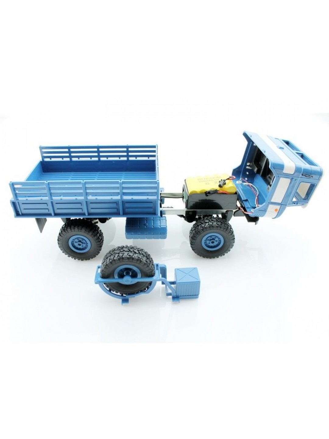 Р/У машина WPL ГАЗ-66 грузовая (синяя) 1/16+акб 2.4G RTR