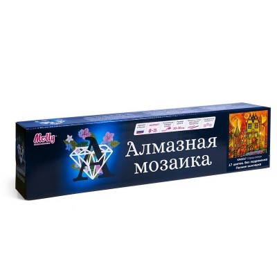 Картина мозаикой 30х30 ГОРОД СОЛНЦА (квадр. эл-ты) (17 цветов)