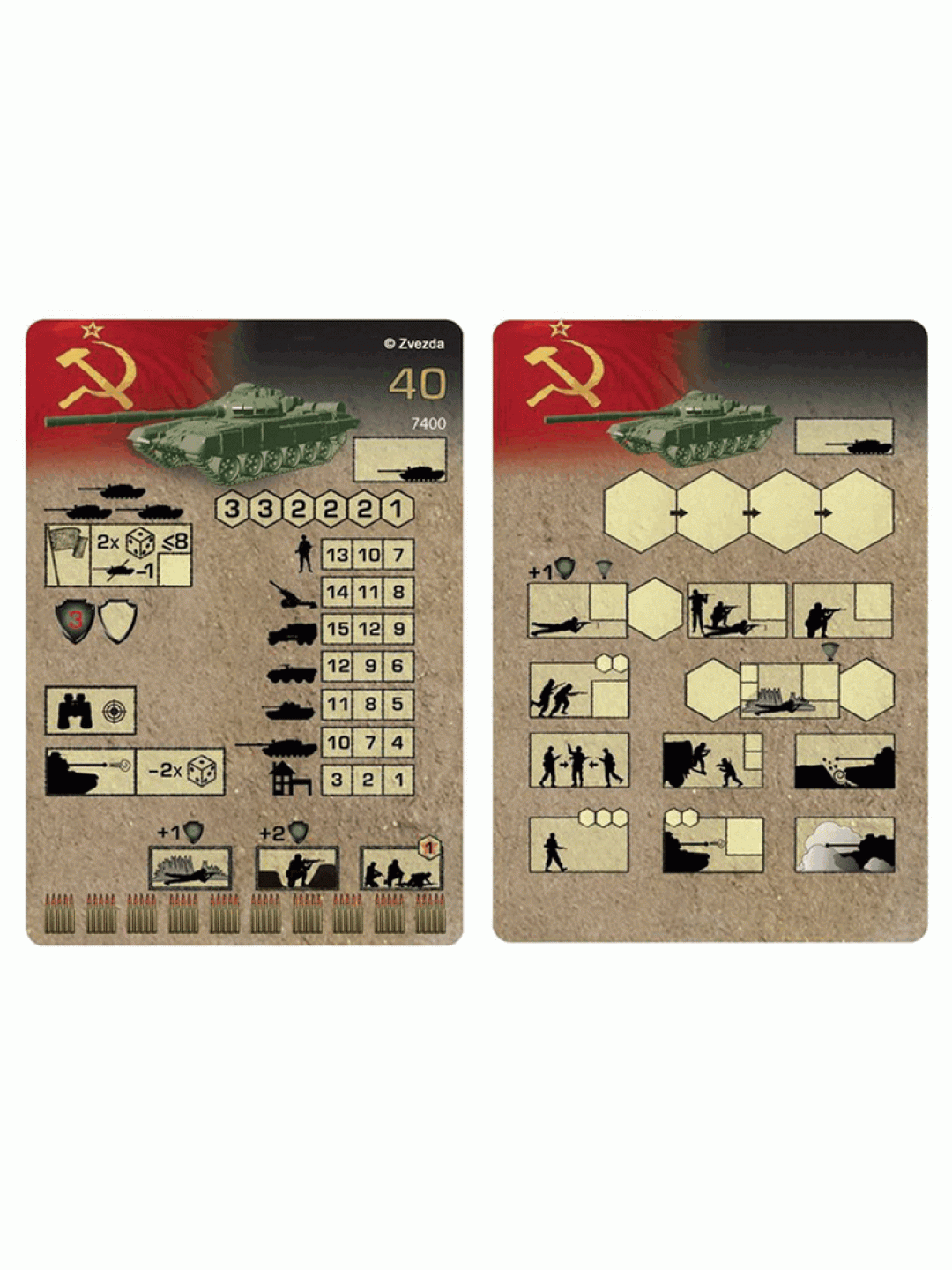 Сборная модель ZVEZDA Советский основной боевой танк Т-72Б, 1/100