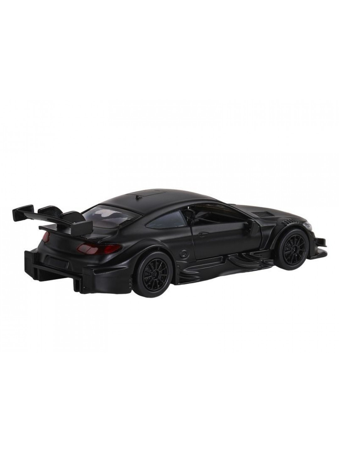 Машина "АВТОПАНОРАМА" Mercedes-AMG C 63 DTM, черный матовый, 1/43, инерция, в/к 17,5*12,5*6,5 см