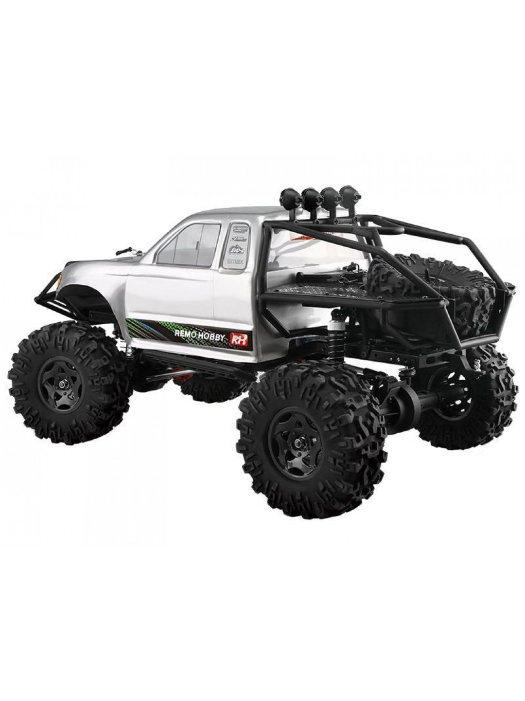 Радиоуправляемый краулер Remo Hobby Trial Rigs Truck (серебристый) 4WD 2.4G 1/10 RTR