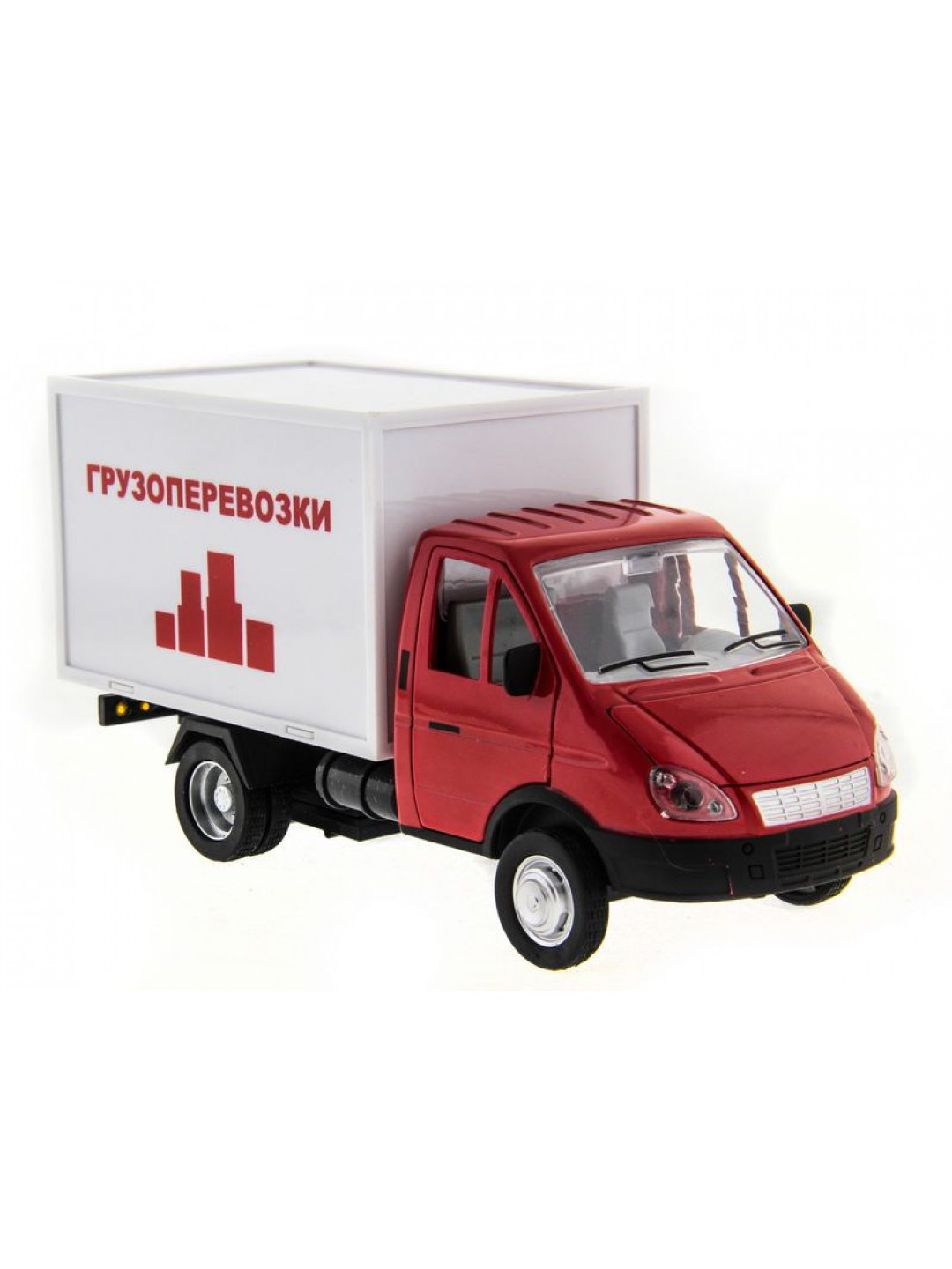 Машина "АВТОПАНОРАМА" "ГАЗель" (грузоперевозки) 1/28, в/к 24*14*12 см