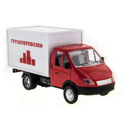 Машина "АВТОПАНОРАМА" "ГАЗель" (грузоперевозки) 1/28, в/к 24*14*12 см