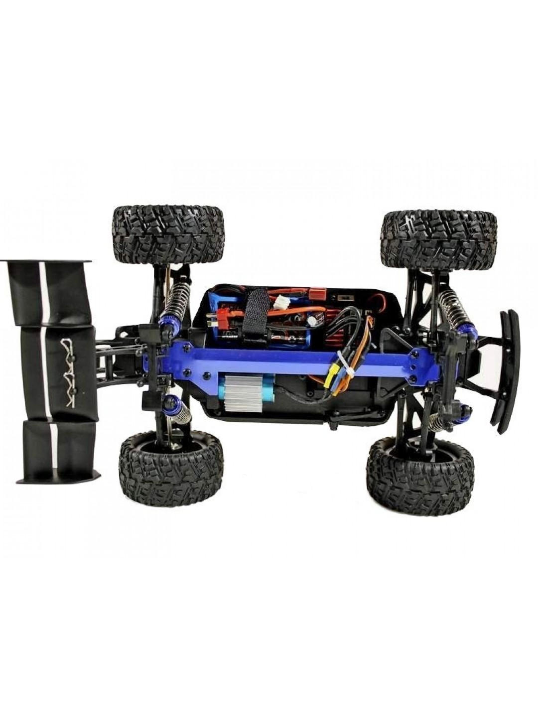 Радиоуправляемая трагги Remo Hobby S EVO-R Brushless (синяя) 4WD 2.4G 1/16 RTR