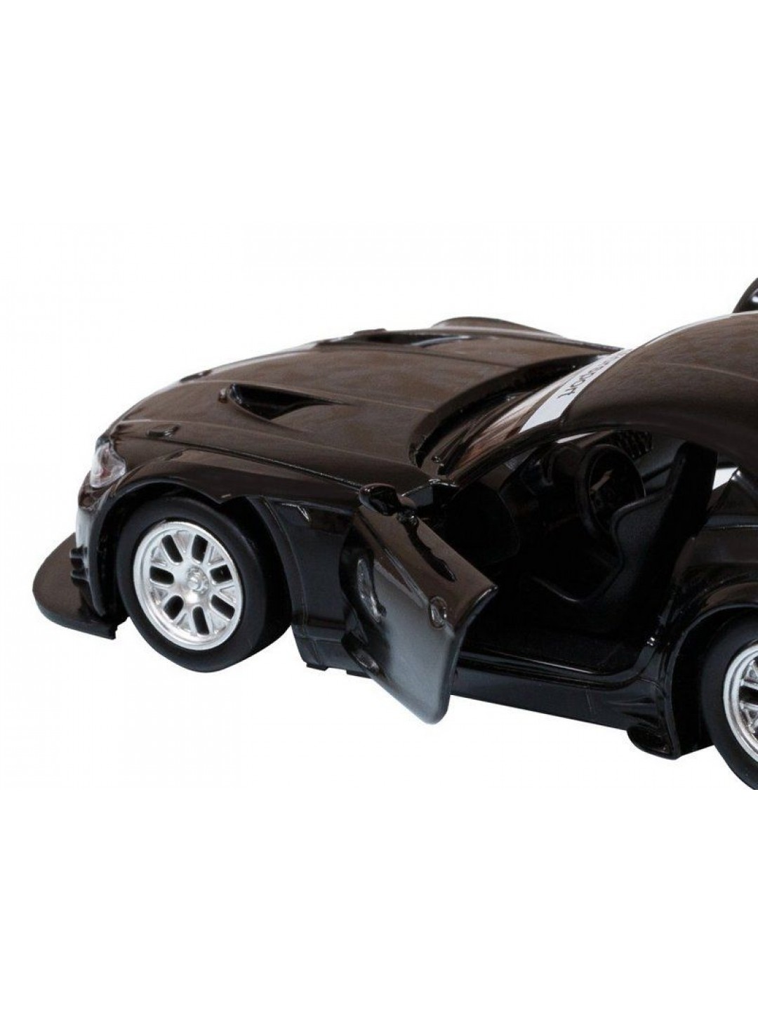 Машина "АВТОПАНОРАМА" BMW Z4 GT3, 1/38, черный, инерция, откр. двери, в/к 17,5*12,5*6,5 см