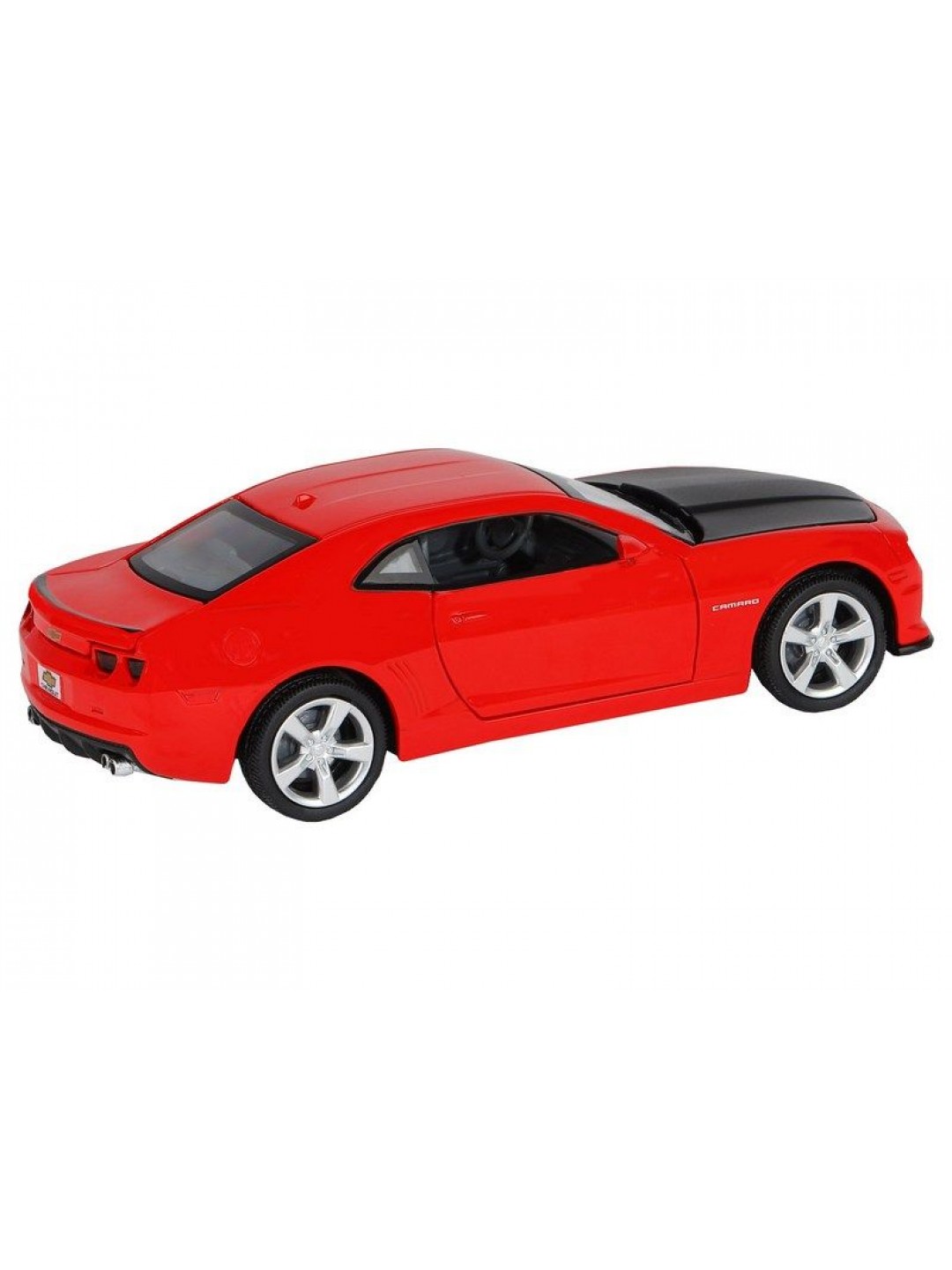 Машина "АВТОПАНОРАМА" Chevrolet Camaro SS, красный, 1/32, свет, звук, инерция, в/к 17,5*13,5*9 см
