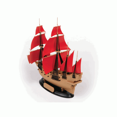 Сборная модель ZVEZDA Галеон "Секрет", подарочный набор, 1/350