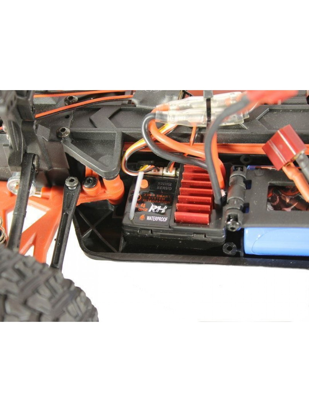 Радиоуправляемая трагги Remo Hobby S EVO-R UPGRADE V2.0 (синяя) 4WD 2.4G 1/16 RTR