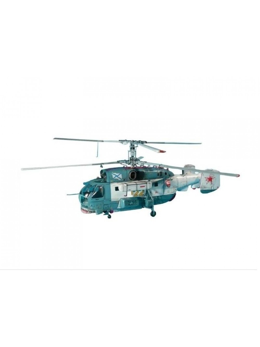 Сборная модель ZVEZDA Российский корабельный поисково-спасательный вертолет, 1/72