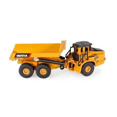 Металлический экскаватор с ковшом + самосвал HUI NA TOYS 1/50