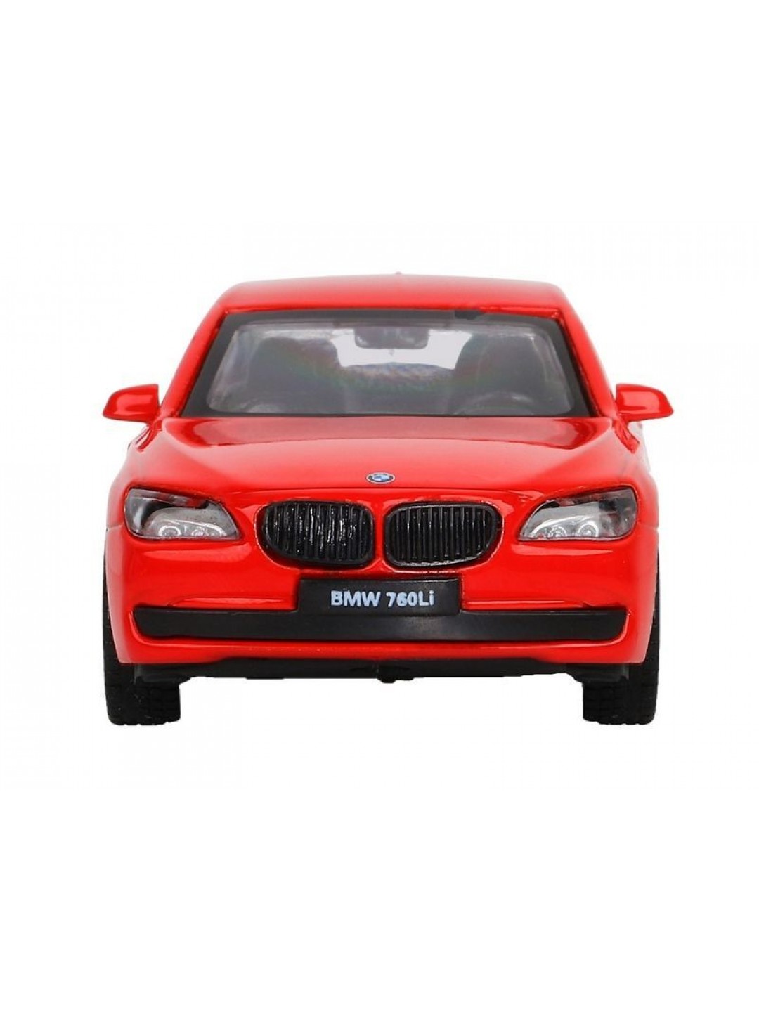 Машина "АВТОПАНОРАМА" BMW 760 LI, красный, 1/46, инерция, в/к 17,5*12,5*6,5 см
